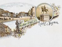 Razglednica Zagreb 1900. godine